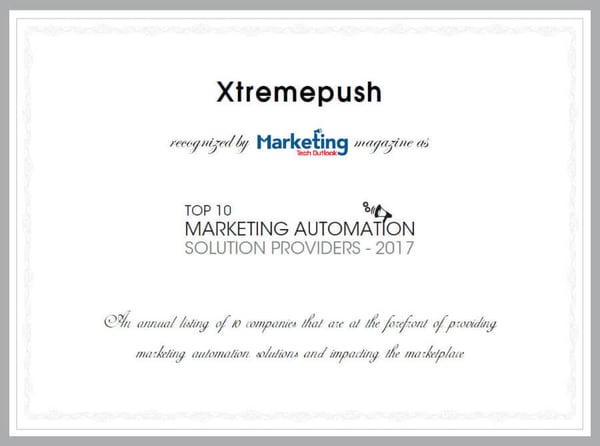 Marketing Tech Outlook Certificate