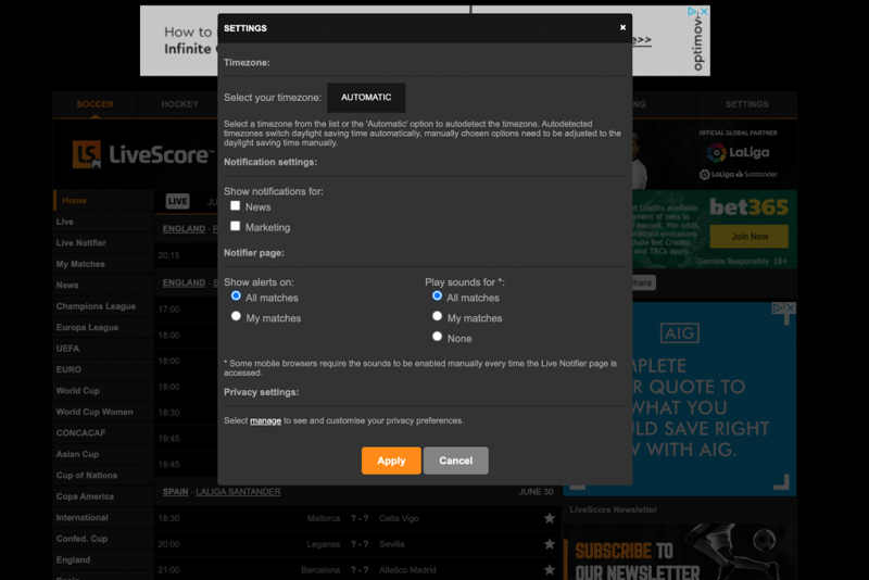 How LiveScore collect zero party data