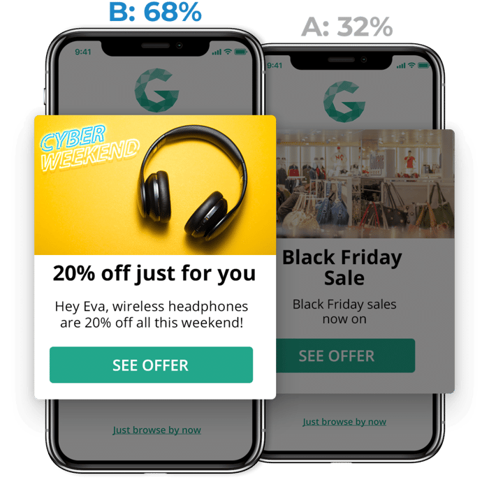 Personalise and segment your Cuber Weekend in-app messages