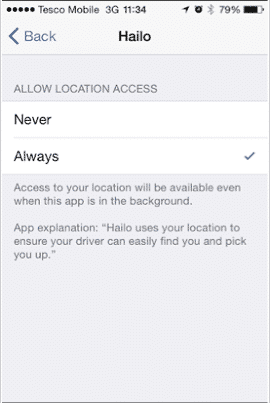 hailo-allow-location-ios7