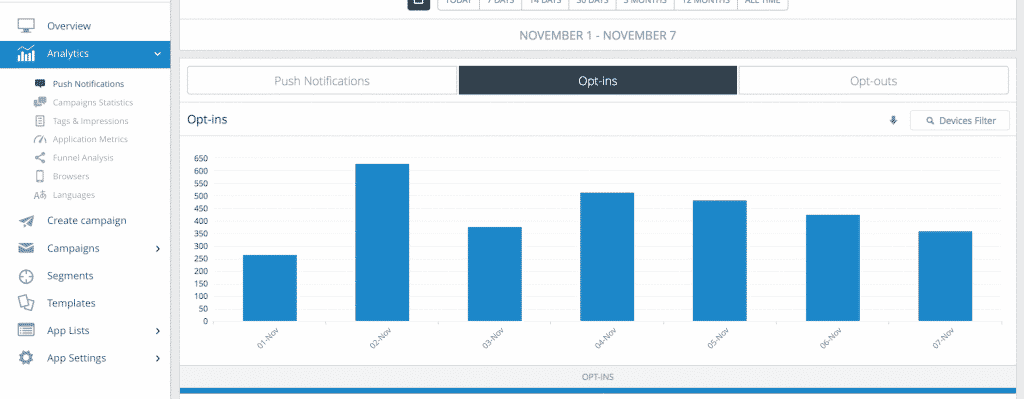 Web Push Opt in 