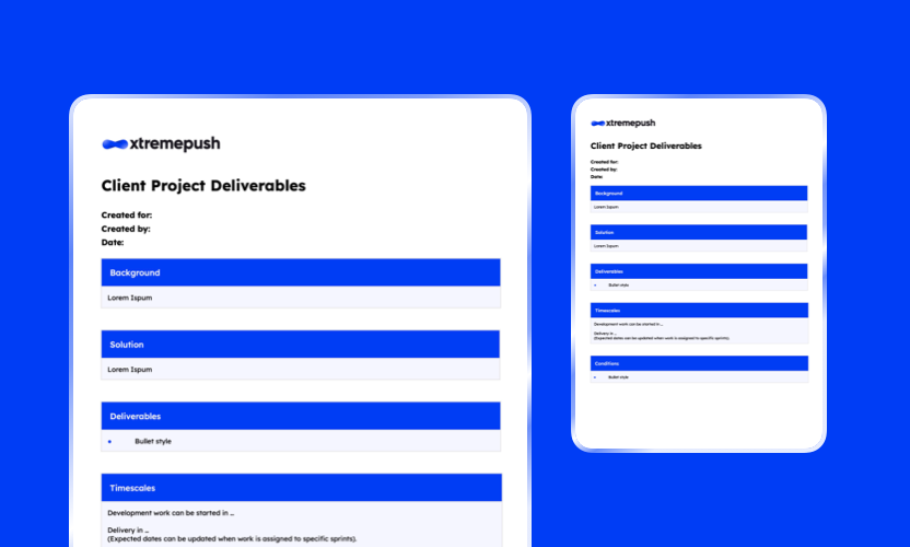 DOC- XP Client Project Deliverables@1x