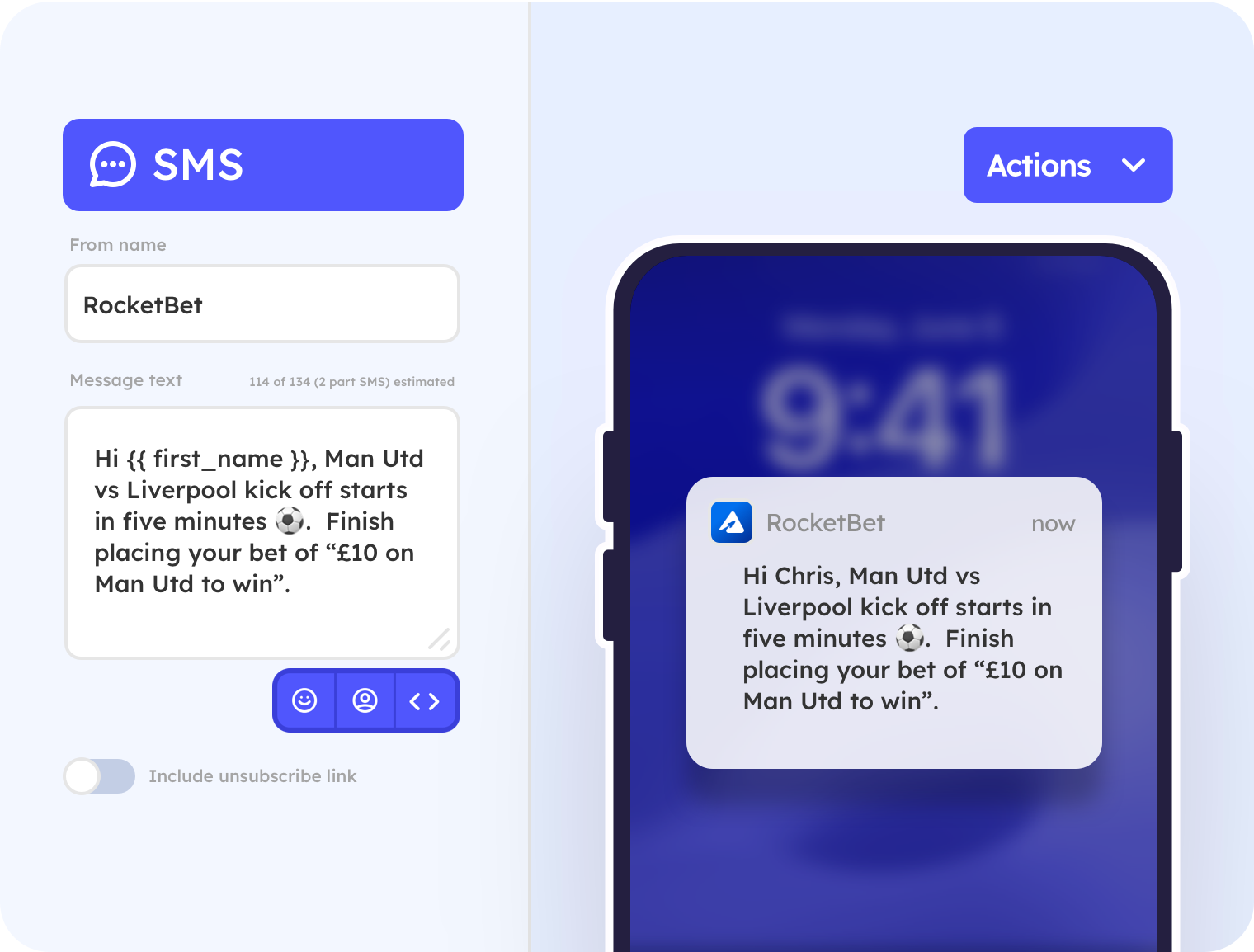 SMS Builder